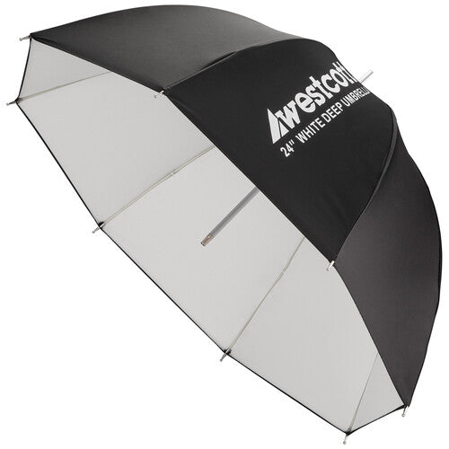 Product Image of Westcott Deep Umbrella - White Bounce (24") (5628)