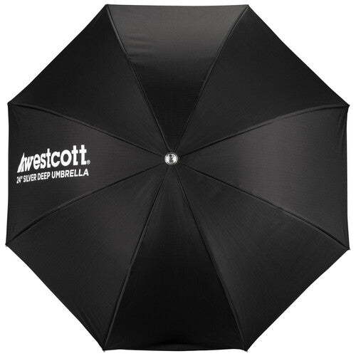 Westcott Deep Silver Bounce Umbrella (24") 5627