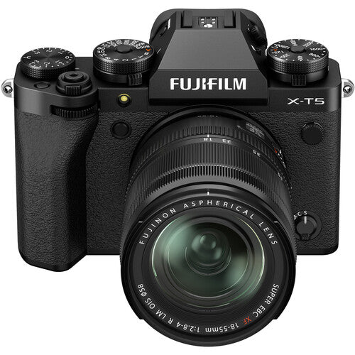 Fujifilm X-T5 Mirrorless Camera with 18-55mm f2.8-4 lens - Black