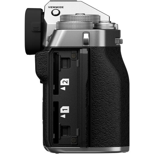 Fujifilm X-T5 Mirrorless Camera with 18-55mm f2.8-4 lens - Silver