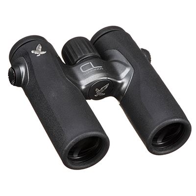 Swarovski 8x30 CL Companion Binocular - Anthracite with Wild Nature Accessory Pack - Product Photo 6 - Front view with a top down perspective