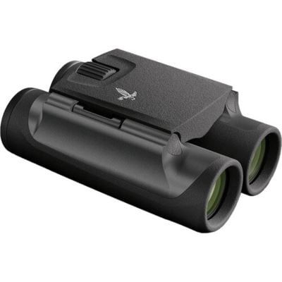 Swarovski CL 10x25 Pocket Binoculars Anthracite with Mountain Accessory Pack - Product Photo 4 - Photo of the binoculars in their collapsed and folded state.