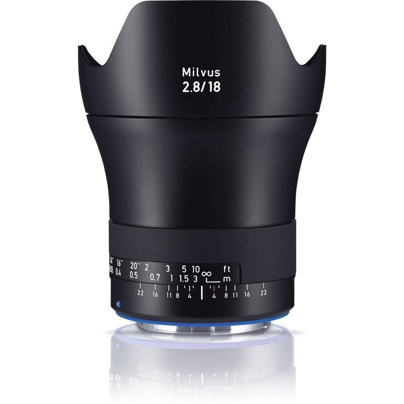 Product Image of Zeiss Milvus 18mm F2.8 ZE Wide Angle Lens - Canon Fit