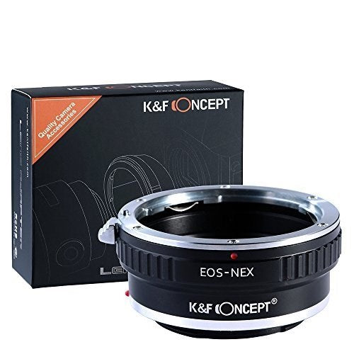 Product Image of K&F Concept Lens Mount Adapter Canon EOS Lens to Sony Alpha Nex E-Mount Camera Body Lens Mount Adapter fits Sony KF06.069