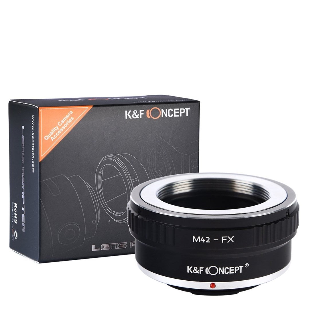 Product Image of K&F Concept M42 42mm Screw to Fuji Fujifilm FX XPro1 X-Pro1 Lens Mount Adapter Ring K&F Concept Lens Adapter KF06.058