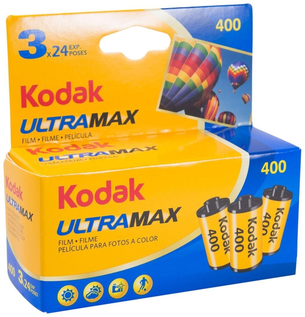 Product Image of Kodak UltraMax 400 color Film 135 (24 Exp) Pack of 3