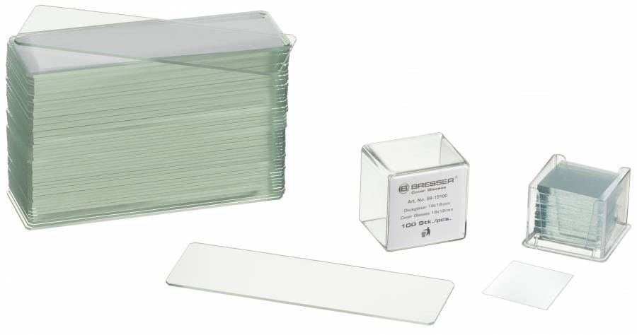 Product Image of Bresser microscope accessories slides (50pcs.) and cover glasses (100pcs)