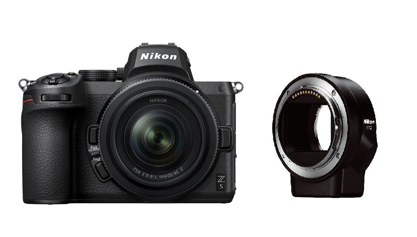 Product Image of Nikon Z5 Mirrorless Digital Camera with 24-50mm F4-6.3 Lens & FTZ Adapter