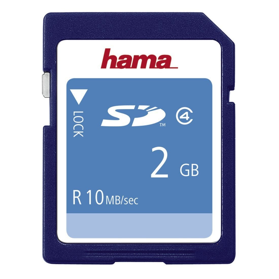 Product Image of Hama 2GB High Speed 10MB/s SD memory Card - Class 4