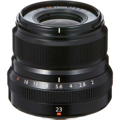 Product Image of Fuji 23mm f2 R WR XF Wide Angle Prime Lens - Black