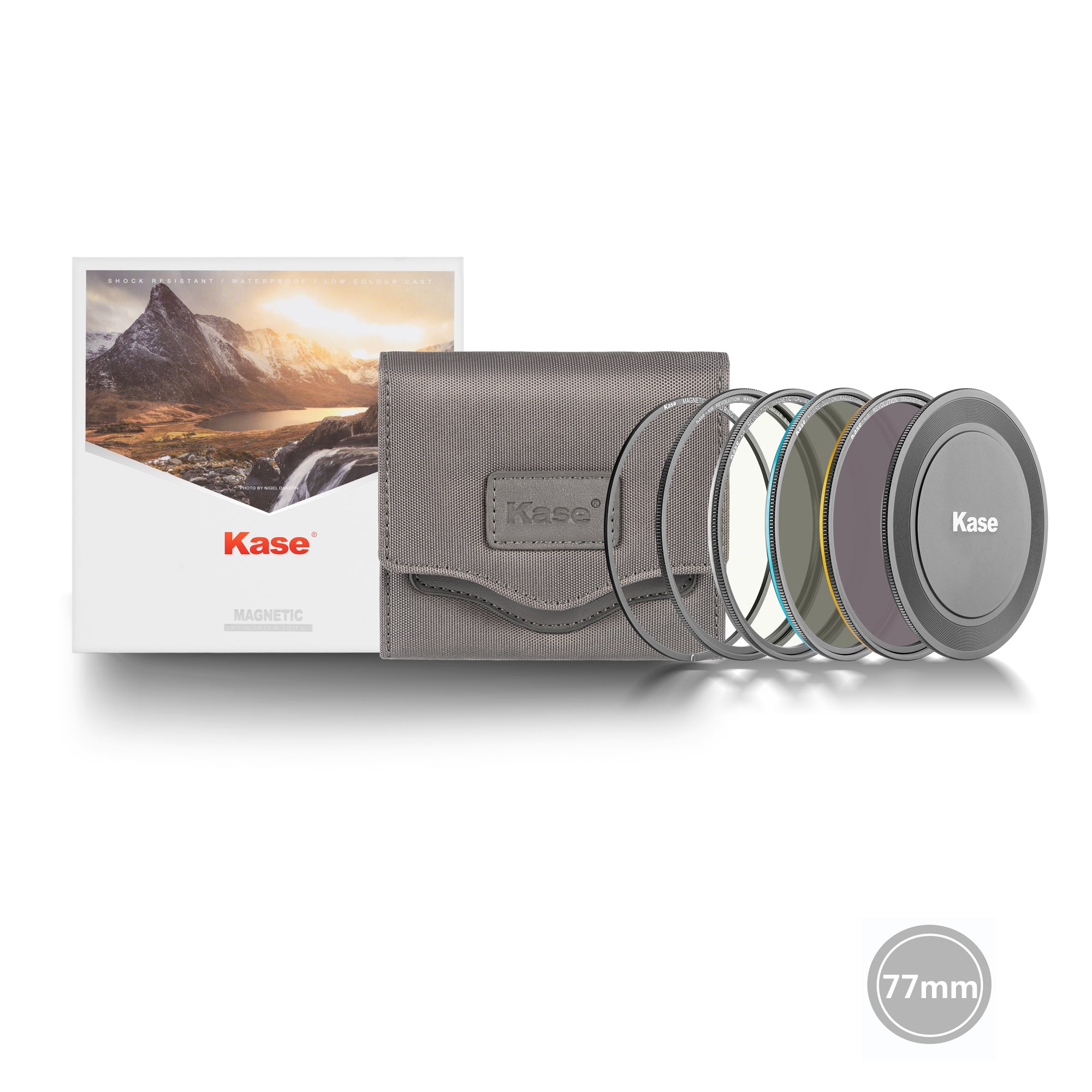 Product Image of Kase Revolution Magnetic Circular Filters 77mm Entry Kit