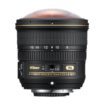 Product Image of Nikon 8-15mm f3.5-4.5 E ED AF-S Fisheye Nikkor Lens