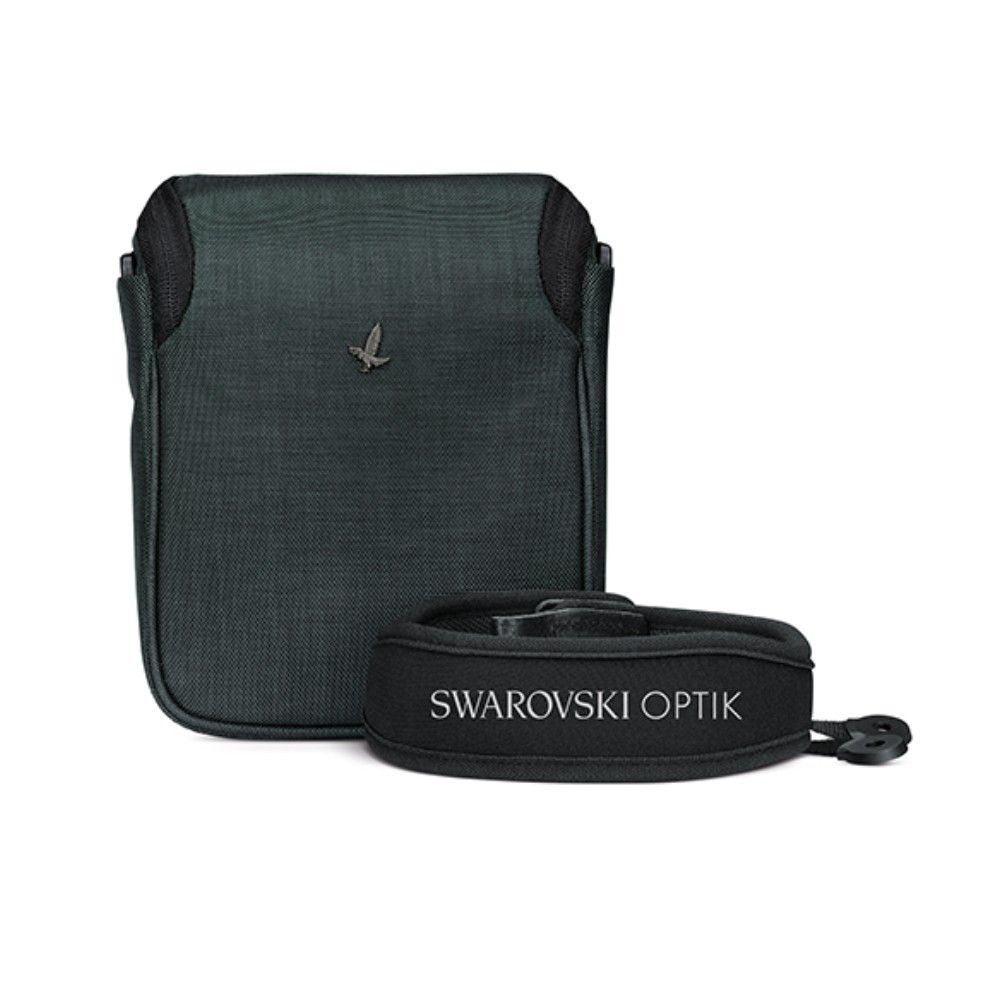 Swarovski 8x30 CL Companion Binocular - Green with Wild Nature Accessory Pack - Product Photo 3 - Close up of the carry case and harness