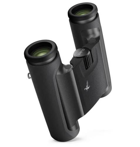 Swarovski CL 10x25 Pocket Binoculars Anthracite with Mountain Accessory Pack - Product Photo 5 - Top down, rear view of the binoculars with the eyepiece visible