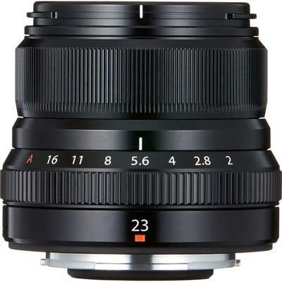 Fuji 23mm f2 R WR XF Wide Angle Prime Lens - Black