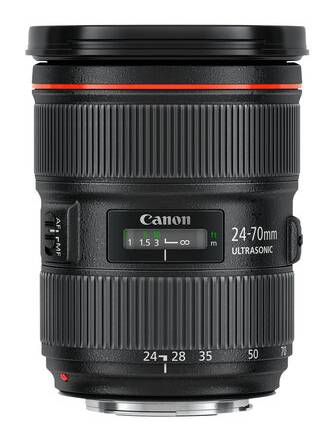 Canon EF 24-70mm F2.8 L II USM Lens - Product Photo 1 - Stand Up View