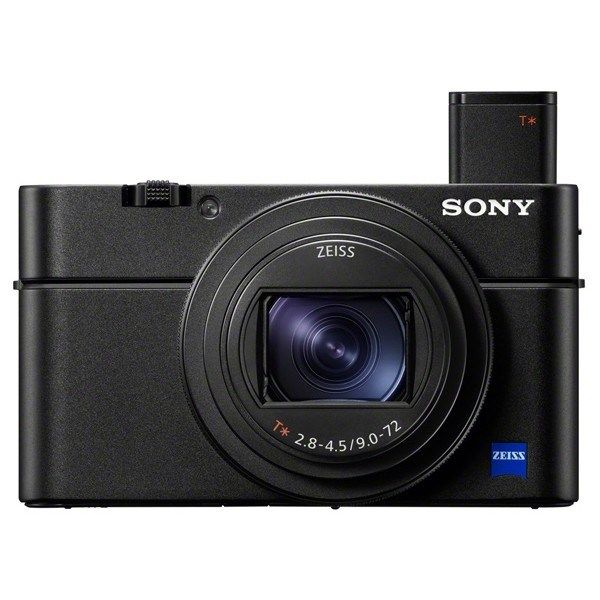 Sony Cybershot RX100 VII Compact Camera - Black - Product Photo 5 - Front view alternative