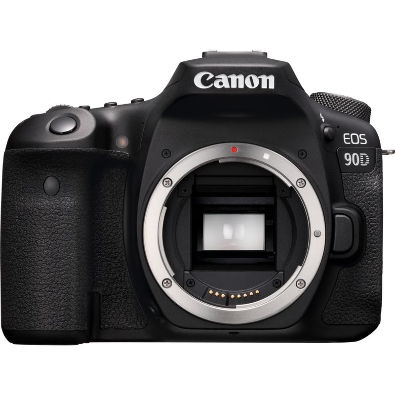 Canon EOS 90D DSLR Camera (Body Only) - Product Photo 8 - Alternative front view of the camera