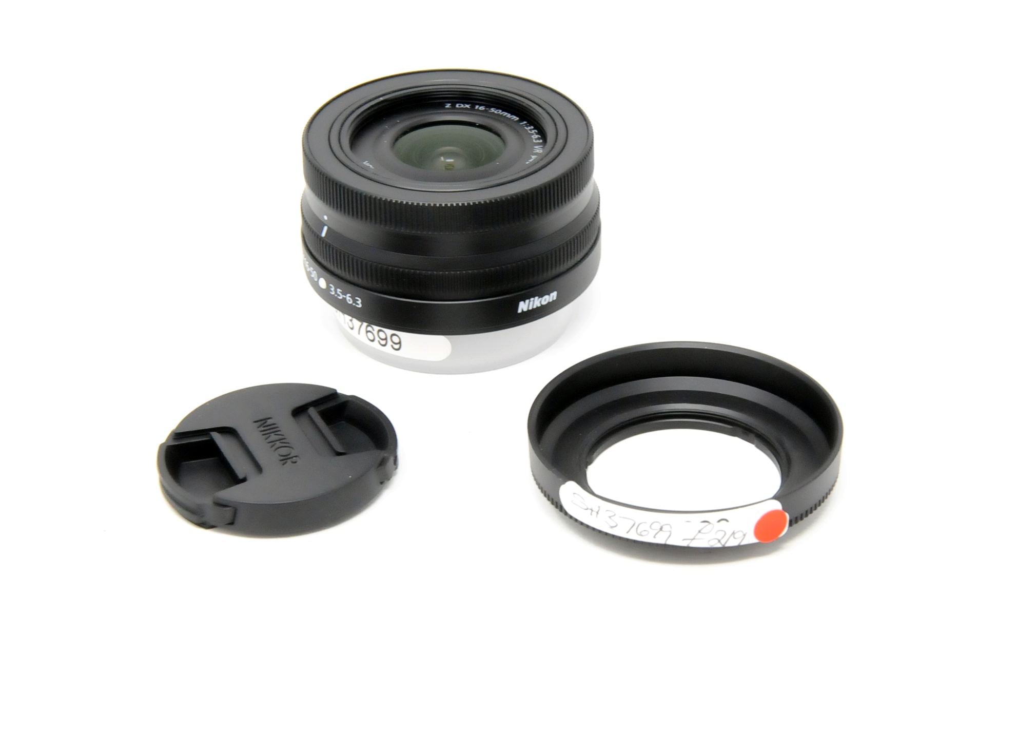 Product Image of Used Nikon Z DX 16-50mm F3.5/6.3 VR Lens with hood. (SH37699)