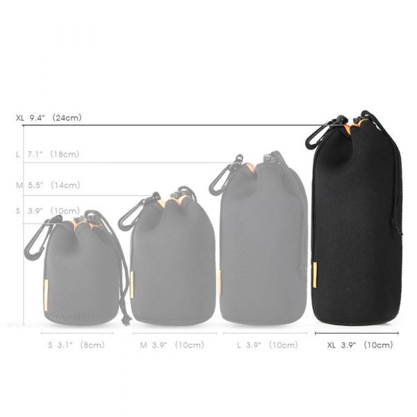 Product Image of K&F Concept neoprene lens pouch Size XL