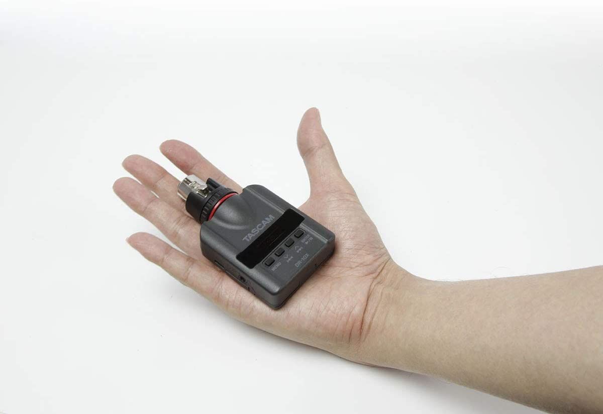 Tascam DR-10X – Mic-attachable audio recorder