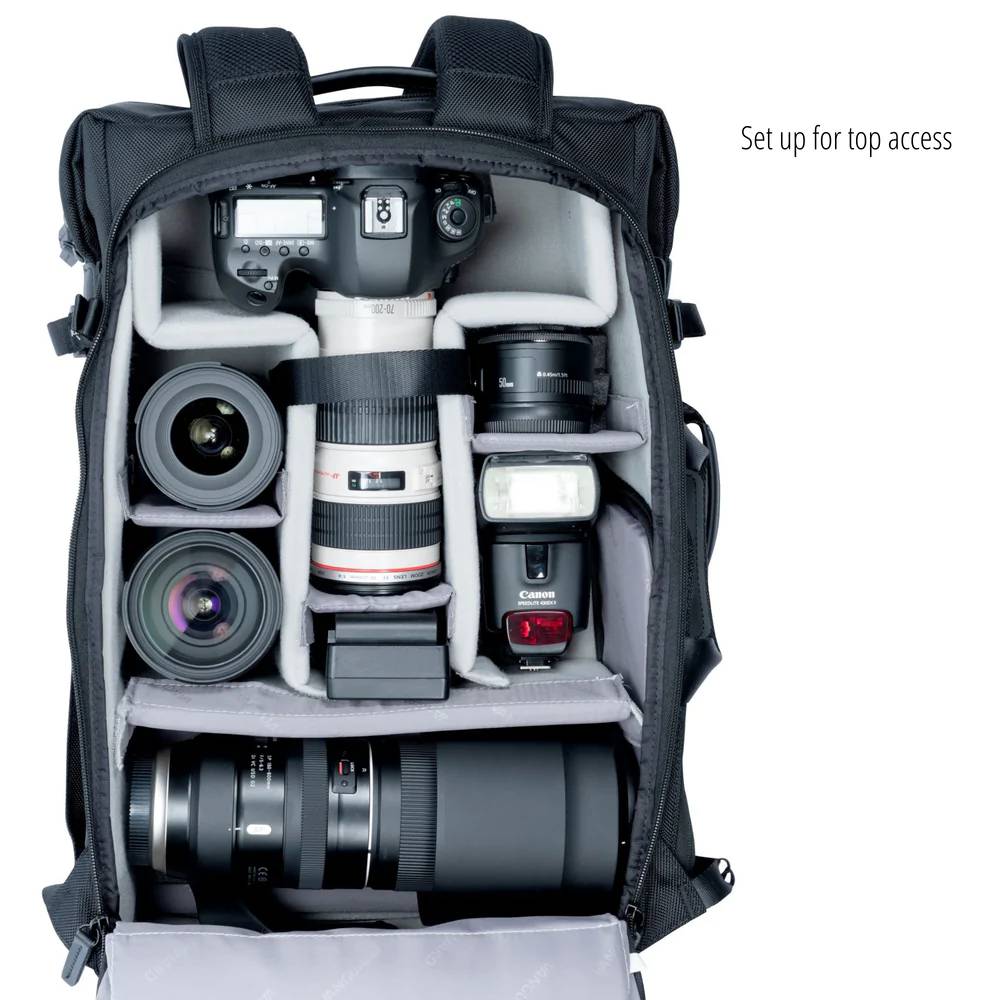 Vanguard Veo Select 49 - Black Backpack/Shoulder Bag For DSLR/Mirrorless Cameras