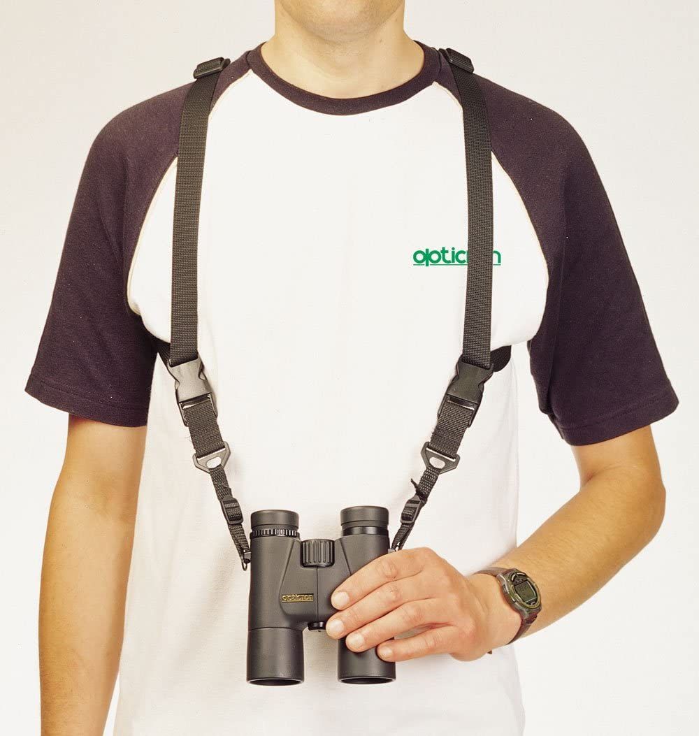 Opticron 25mm Nylon & Leather Binocular Harness with Quick Release System