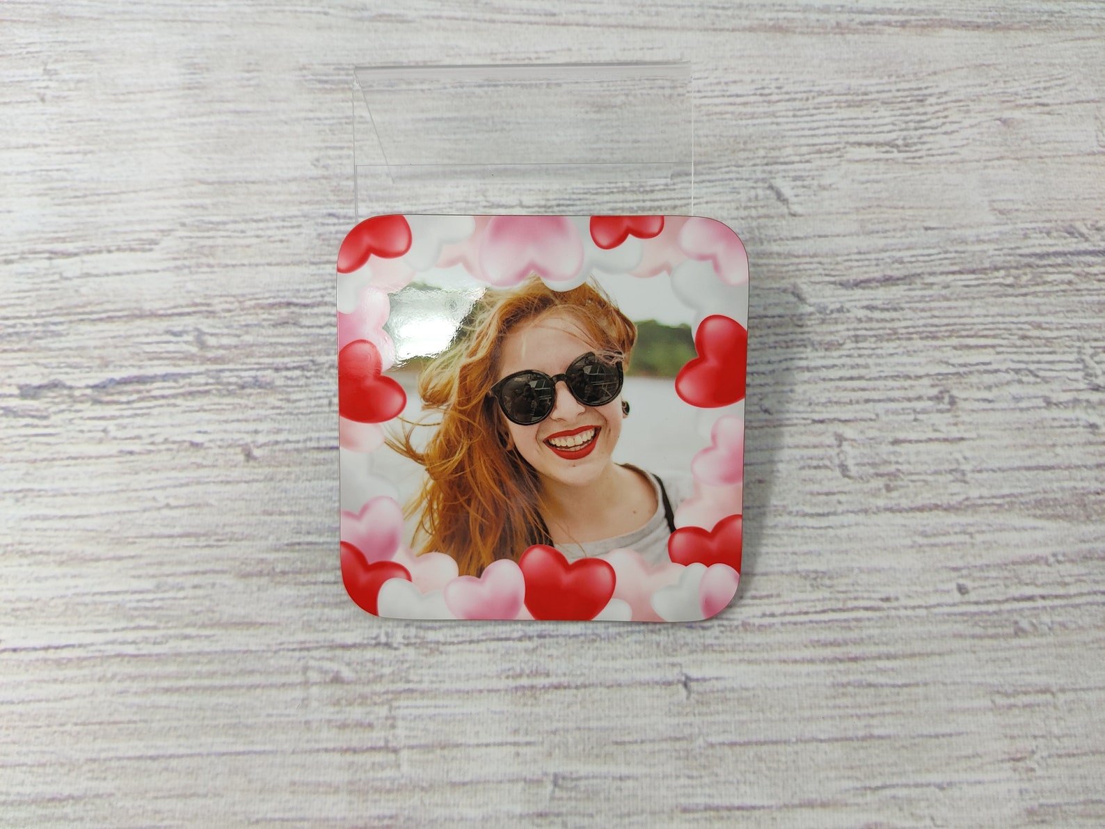 Product Image of Personalised Photo Coaster, square 9cm