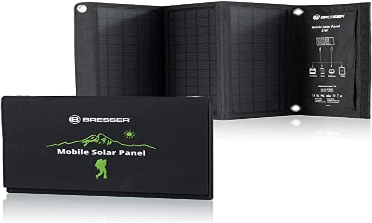 Product Image of BRESSER MOBILE SOLAR PANEL 21 WATT WITH USB