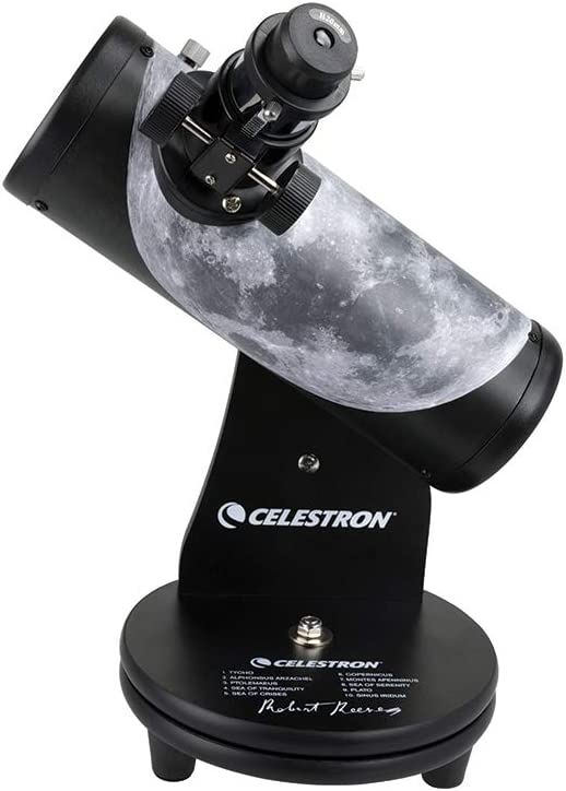 Celestron Signature Series Moon By Robert Reeves Moon Astronomical Telescope, Black (22016)