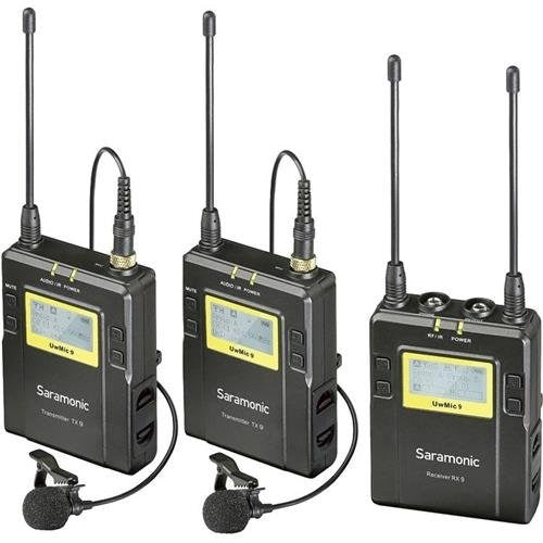 Saramonic UwMic9 Wireless Receiver and Twin Transmitter Kit