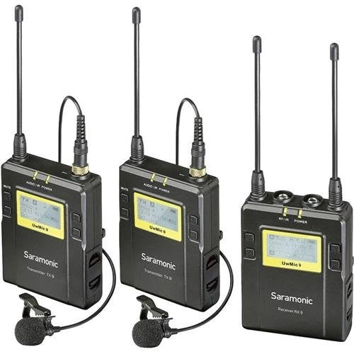 Product Image of Saramonic UwMic9 Wireless Receiver and Twin Transmitter Kit