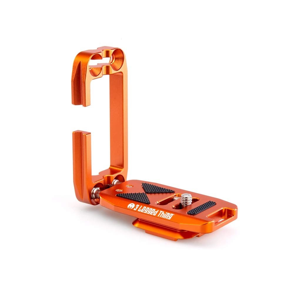 Product Image of 3 Legged Thing Ellie PD Short Universal L-Bracket compatible with Peak Design Capture- Short Base - Copper (Orange)