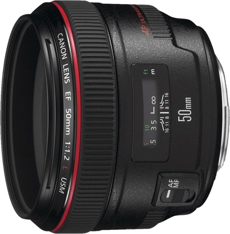 Canon EF 50mm f1.2 L USM Lens - Product Photo 4 - Alternative Side View
