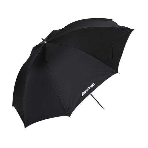 Westcott Umbrella - White Satin with Removable Black Cover - 32" 2012