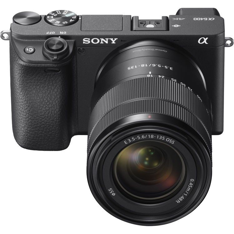 Sony Alpha 6400 Mirrorless Digital Camera with 18-135mm Lens