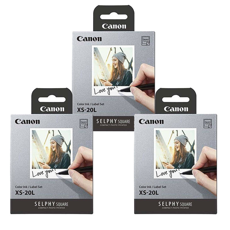 Canon XS-20L 72x85mm Photo Paper & Ink Set for Selphy Printers