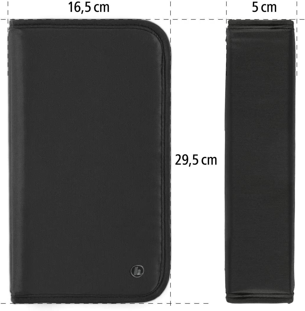 Hama CD/DVD/Blu-ray storage case wallet - 64 - black