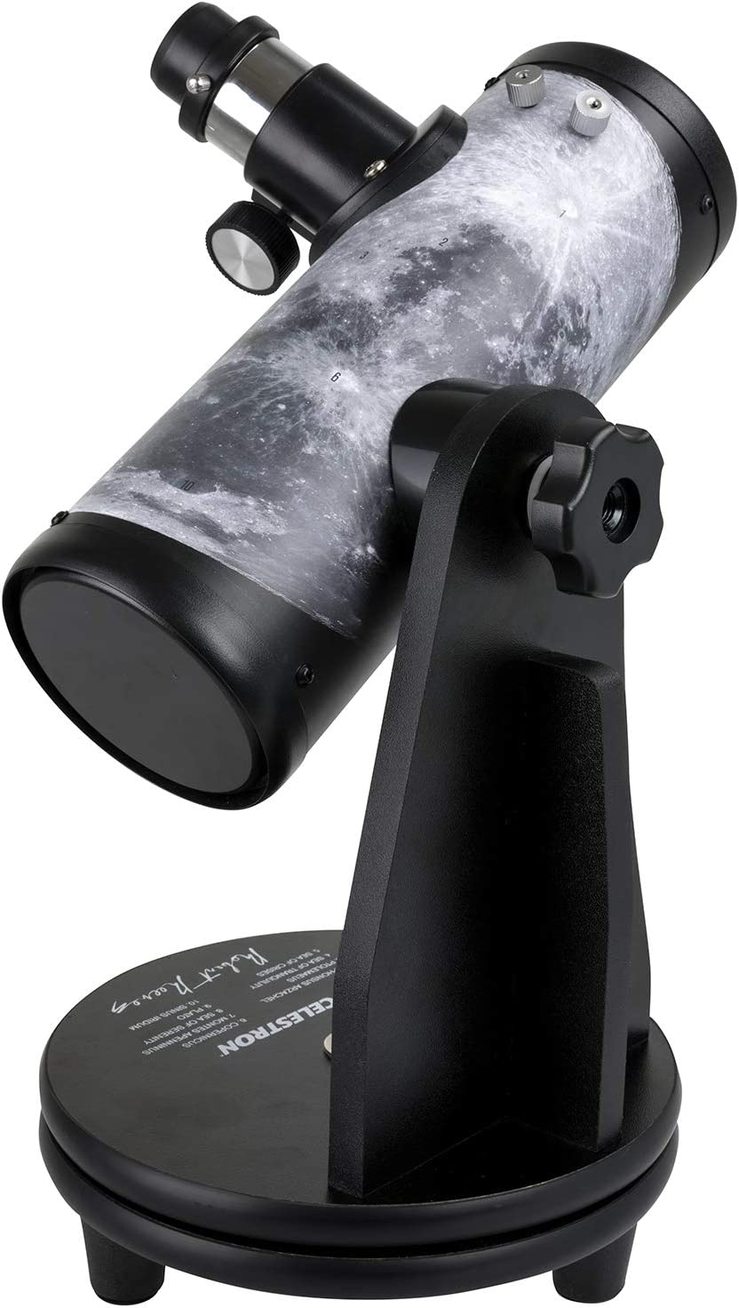 Celestron Signature Series Moon By Robert Reeves Moon Astronomical Telescope, Black (22016)