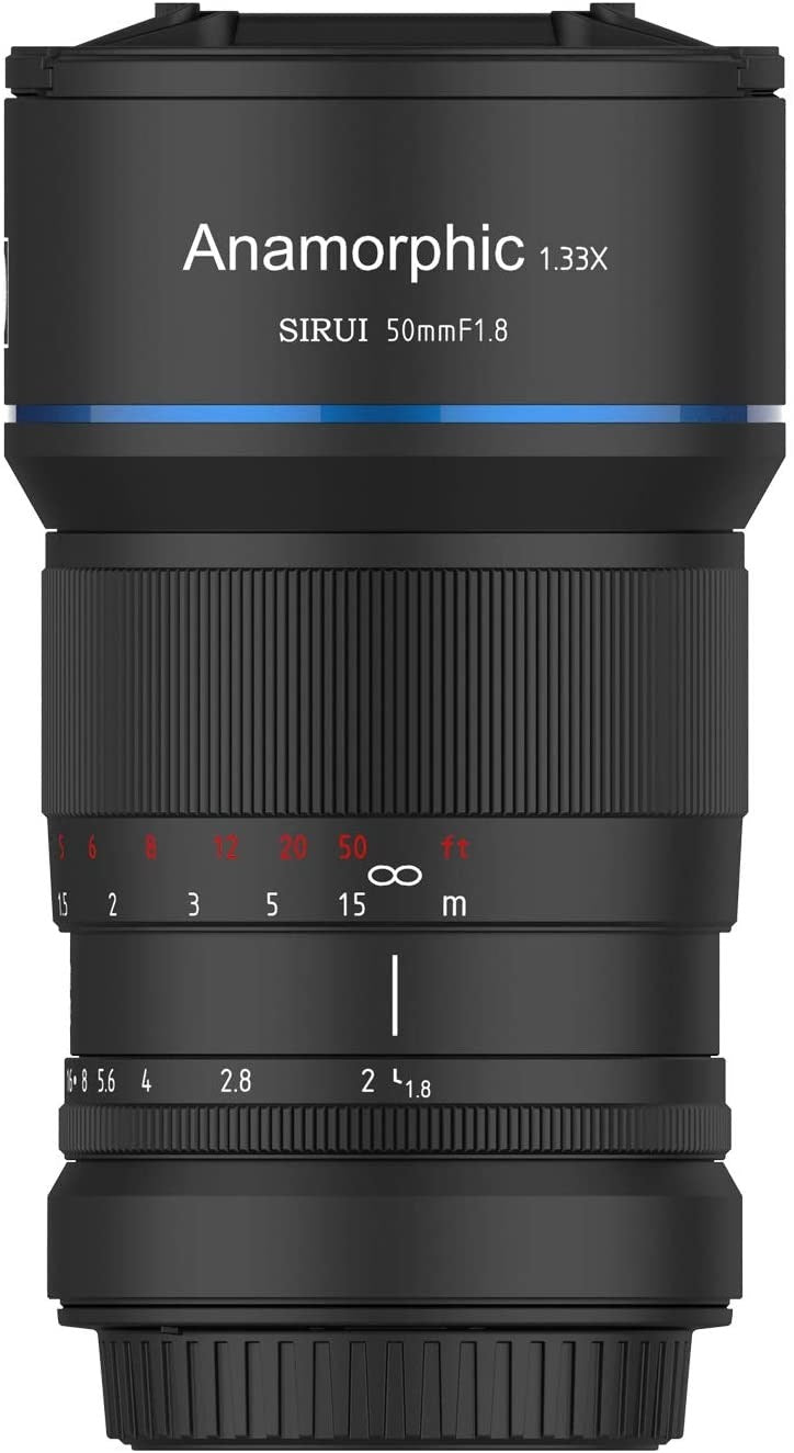 Sirui 50mm F1.8 Anamorphic 1.33X Lens - Sony E Mount