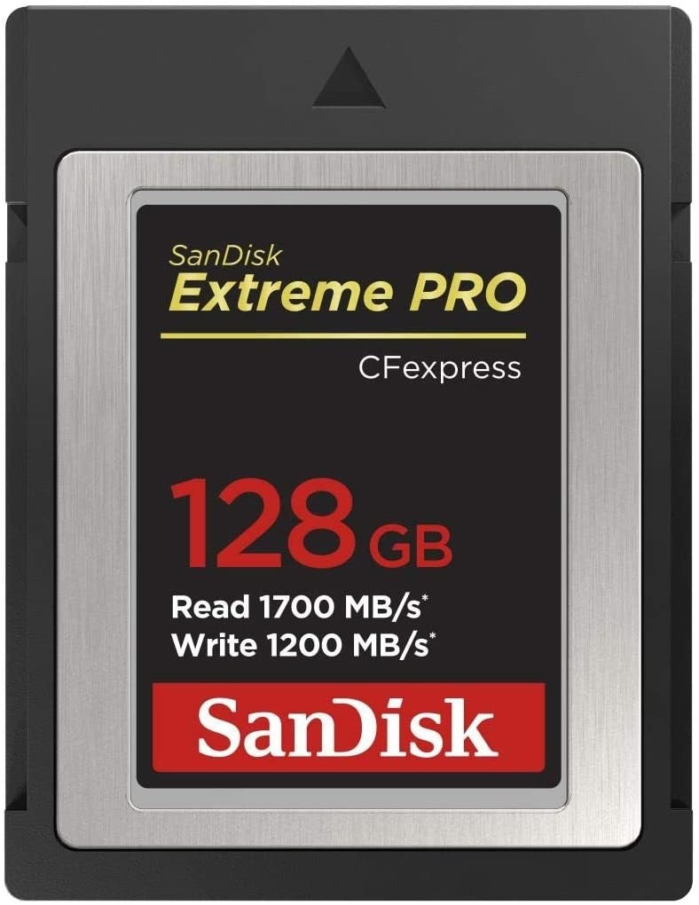 SanDisk Extreme PRO 128GB CF Express Memory Card 1700MB/s