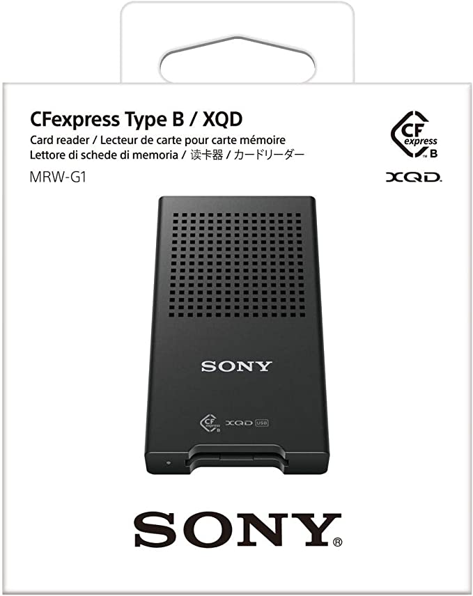 Sony MRWG1.SYM Memory Card Reader Cfexpress XQD SuperSpeed - Product Photo 2 - Photo of the product packaging