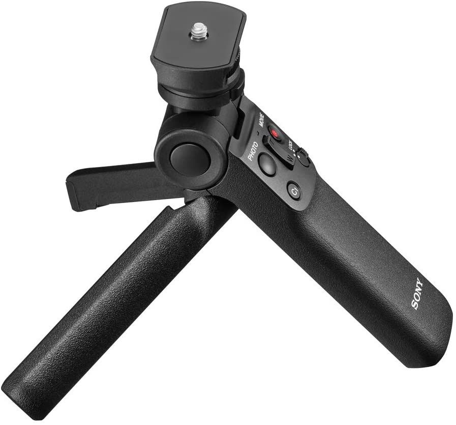 Sony Shooting Grip With Wireless Remote Commander GP-VPT2BT - Product Photo 4 - Showing the grip in a standalone tripod mode