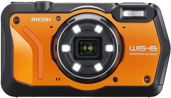 Ricoh WG-6 Digital Waterproof Compact Camera - Orange