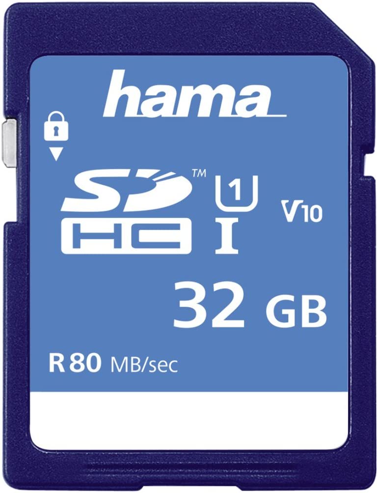 Product Image of HAMA 32GB SD MEMORY CARD 80MB/S