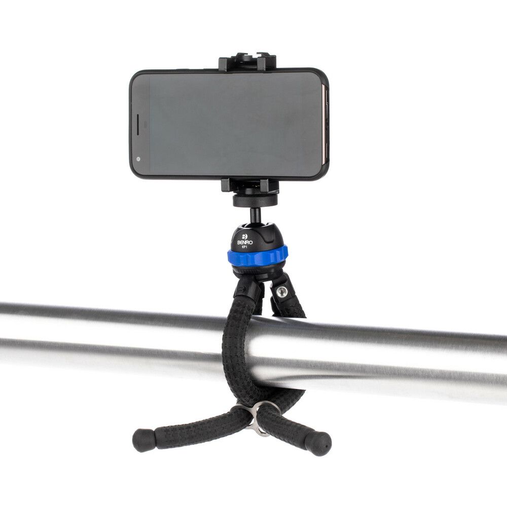 Product Image of Benro KH26P Video Tripod with Head, 5kg Payload, Continuous Pan Drag, Anti-Rotation Camera Plate