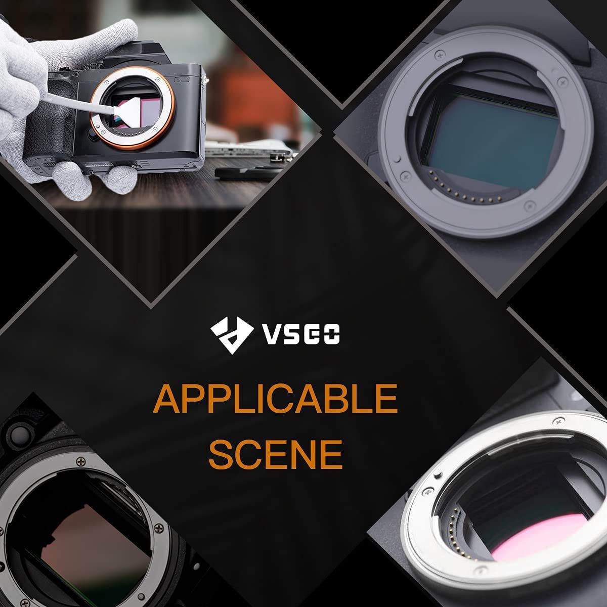 VSGO 24 Pack of Sensor Cleaning Swabs V-S03-E