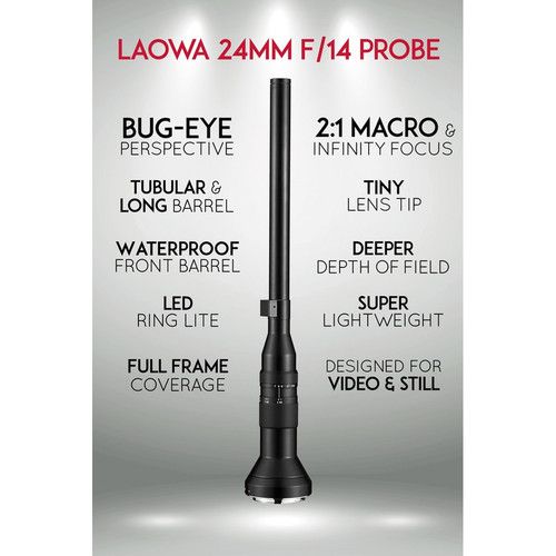 Laowa 24mm f14 Probe Lens (Cine-Version)