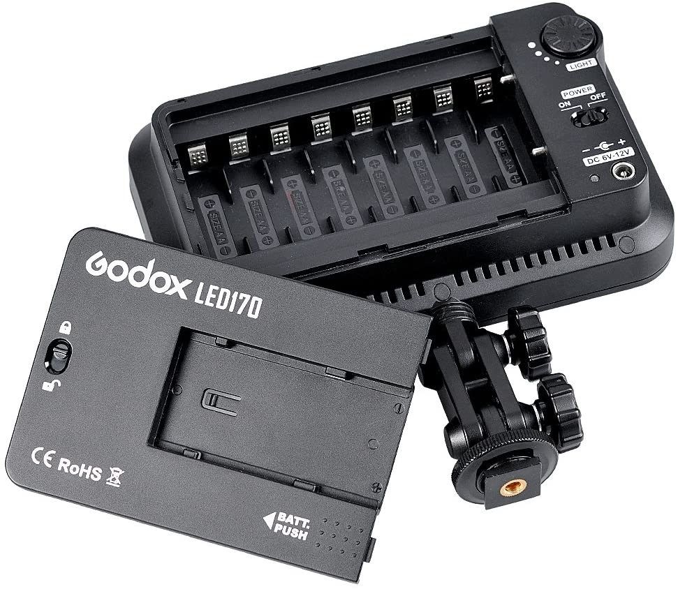 Godox LED170 Video Light Hot shoe 170 LED Light for Cameras