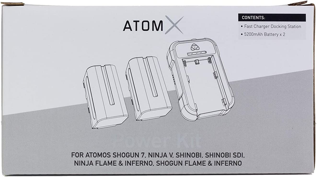 Atomos AtomX Power Kit 2 for all Atomos 5'' and 7'' recorders/monitors